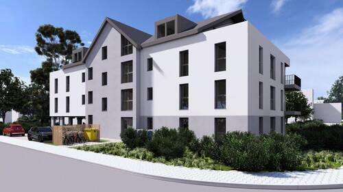 Vorderansicht - Wohnen mit Stil: 3 Zimmer-Neubauwohnung mit Balkon - ca. 83 m² in Fümmelse