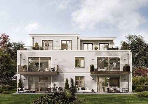 GR29- Gartenansicht - 4 Zimmer Etagenwohnung zum Kaufen in München