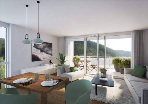 Innenvisualisierung (unverbindliche Illustration) - 3 Zimmer Etagenwohnung zum Kaufen in Furtwangen im Schwarzwald
