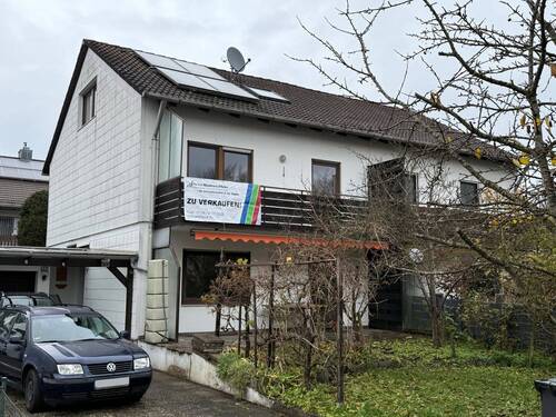 Außenansicht Haus aktuell - 6 Zimmer Doppelhaushälfte zum Kaufen in Röhrmoos