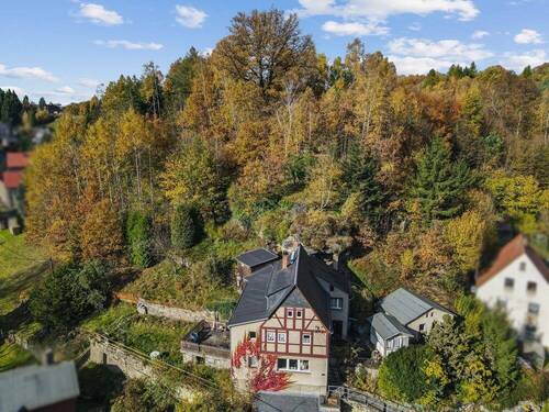 Außenansicht 1 - 7 Zimmer Einfamilienhaus zum Kaufen in Reinhardtsdorf-Schöna