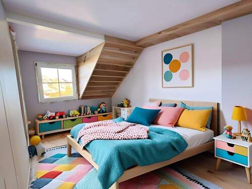 Kinderzimmer: Mit KI renoviert und eingerichtet! - 