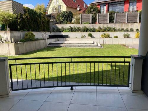 Gartenansicht vom Balkon - 