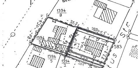 Lageplan mit neuer Einfahrt - 