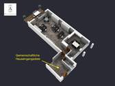 3D-Bürofläche Ansicht 1 - 
