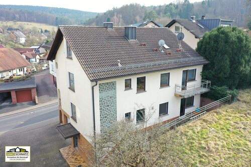Ansicht Rückseite 2 - 8 Zimmer Mehrfamilienhaus, Wohnhaus zum Kaufen in Leidersbach / Roßbach