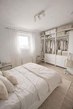 Ki-Generierter Einrichtung Schlafzimmer.jpg - 2 Zimmer Etagenwohnung in Köln