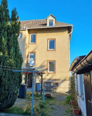 Ansicht vom Garten - 6 Zimmer Doppelhaushälfte zum Kaufen in Bischofswerda