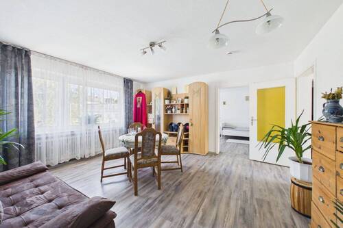 Wohnzimmer - City-Rückzugsort: Helle 2-Zimmer-Wohnung in Hamm-Mitte