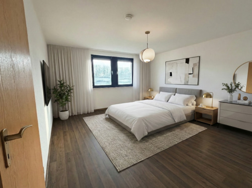 Schlafzimmer Obergeschoss (KI-Visualisierung) - 