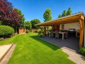 Garten mit Grillecke - 5 Zimmer Doppelhaushälfte in Rheine