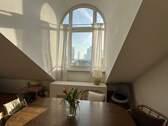Aussicht - Stilvolle Dachgeschosswohnung in Bockenheim
