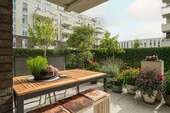 Terrasse mit Markise - 