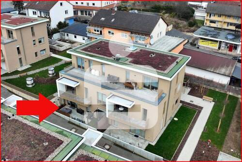 Ansicht Wohnung - Exklusive Neubau-Wohnung in Ebermannstadt mit Terrasse