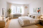 Schlafzimmer - 2 Zimmer Etagenwohnung in Düsseldorf