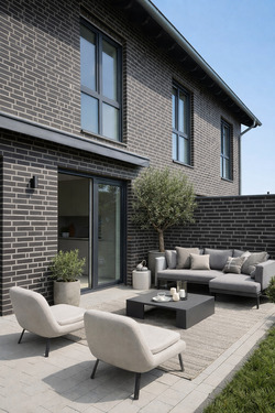 Terasse Musterhaus - 