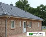 Beispiel Abbildungen mit Sonderleistungen - Großz. Wohnraum mit Komfort & treppenloser Freiheit Neubauplanung - Bungalow als Niedrigenergiehaus