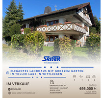 Elegantes Landhaus mit großem Garten in toller Lage in Wittlingen