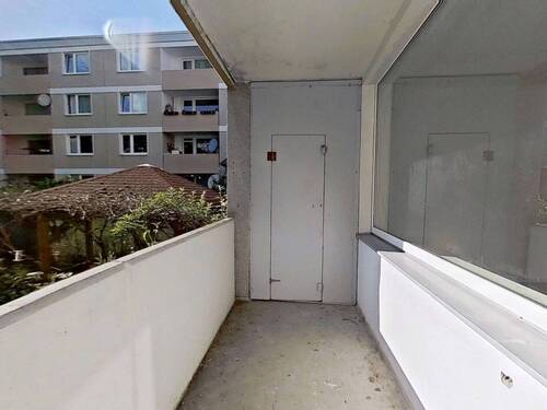 Ansicht II: Balkon - Etagenwohnung mit 70,50 m&sup2; in Göttingen zur Miete