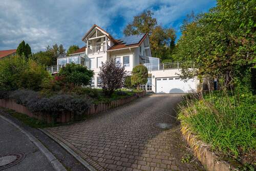 Einfahrt zum Grundstück - 7 Zimmer Einfamilienhaus zum Kaufen in Radolfzell