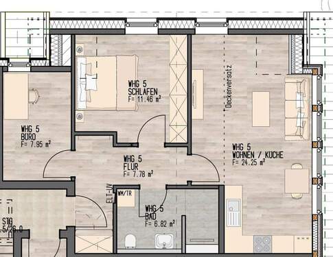 5. Wohnung 50m2 - 
