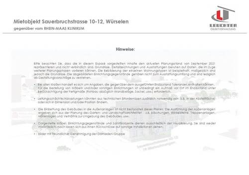 Hinweis - 