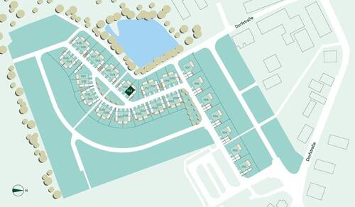 Lageplan des Doppelhauses - 