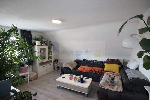 Wohnzimmer - 3 Zimmer Etagenwohnung zur Miete in Donaueschingen- Allmendshofen