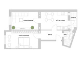 Grundriss Wohnung 2. OG - 