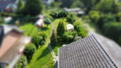 Vogelperspektive-Gartenansicht - 5 Zimmer Doppelhaushälfte zum Kaufen in Köln