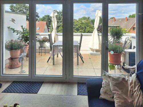 Balkonansicht - 3 Zimmer Etagenwohnung in Weyhe