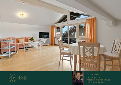 Titelbild - Luxuriöse Dachgeschosswohnung im Herzen von Oberstdorf