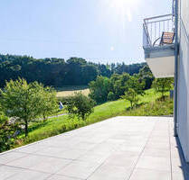 Moderne Erdgeschosswohnung auf dem Hünerberg mit weitläufiger Terrasse und Wiesentalblick - Lörrach