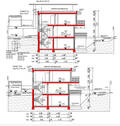Schnitt C-C und D-D DHH - 