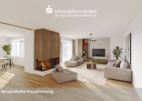 Wohn-/Essbereich - 4 Zimmer Einfamilienhaus in Münster