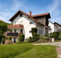 Helle Dachgeschosswohnung mit Stellplatz und Blick ins Grüne - Unter-Abtsteinach