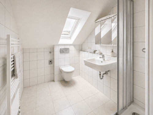 Tageslichtbad mit Dusche - 