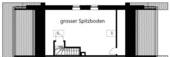 Grundriss großer Spitzboden - 