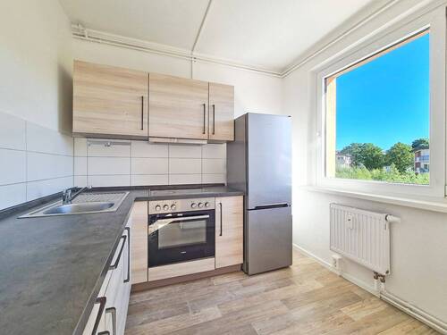 Küche - 3 Zimmer Etagenwohnung in Freiberg