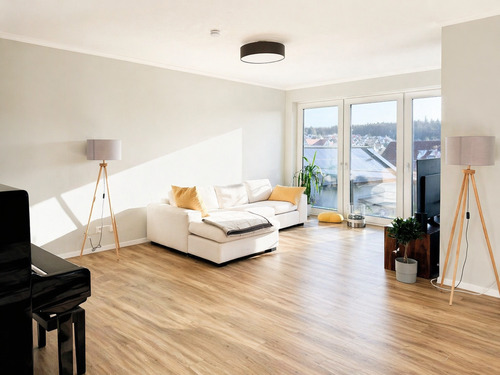 Wohnbereich - Traumhafte Neubauwohnung in absoluter Toplage von Neuenbürg