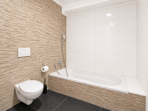 Badezimmer - Etagenwohnung mit 120,00 m&sup2; in Neuenbürg zur Miete