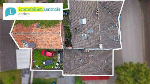 Drohnenansicht - 7 Zimmer Mehrfamilienhaus, Wohnhaus in Baesweiler