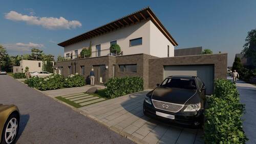 Außenansicht (Visualisierung) - 5 Zimmer Doppelhaushälfte in Rheinberg
