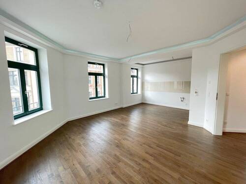Wohnzimmer - 2 Zimmer Etagenwohnung in Leipzig