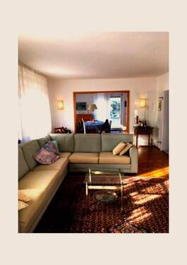 Blick vom Wohn- zum Essbereich - 4 Zimmer Etagenwohnung zur Miete in Neckarsulm