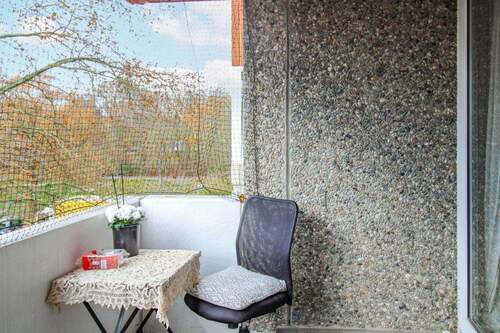 Balkon_Sicht_1 - Etagenwohnung mit 28,00 m² in Hannover zum Kaufen