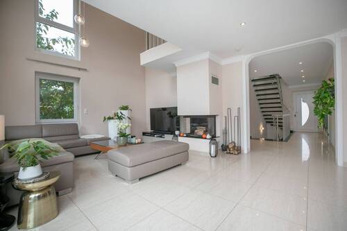 Wohnzimmer - Exklusives Wohnen in Egelsbach: Design, Qualität und Top-Lage vereint