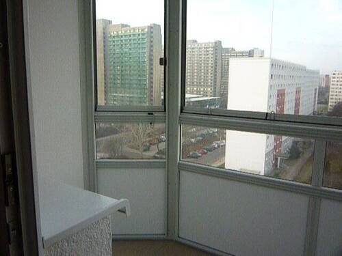 verglaster Balkon - 1 Zimmer Etagenwohnung in Halle (Saale)