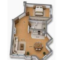 Hochwertige 2-Zimmer-Wohnung mit Balkon, Aufzug, neuer Küche - Ludwigshafen am Rhein Mundenheim