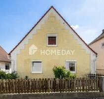 Solides Einfamilienhaus mit 4 Zimmern, Kamin, Garage & Garten wartet auf neue Ideen - Geisenfeld